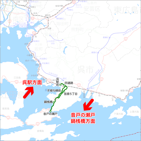 宮原線-路線図
