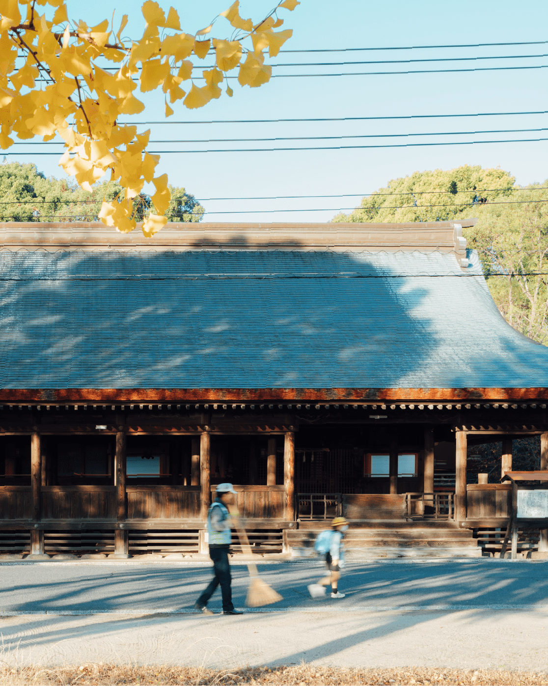 画像:宮島線沿線風景